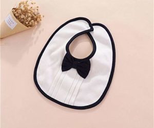 Bavoirs Bébé Gentleman nœud papillon